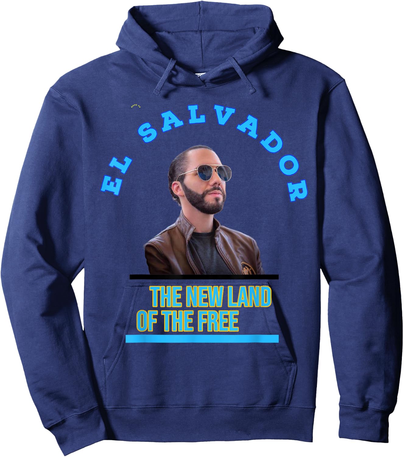 Nayib Bukele 2024 Hoodie - Hoodie | Navy