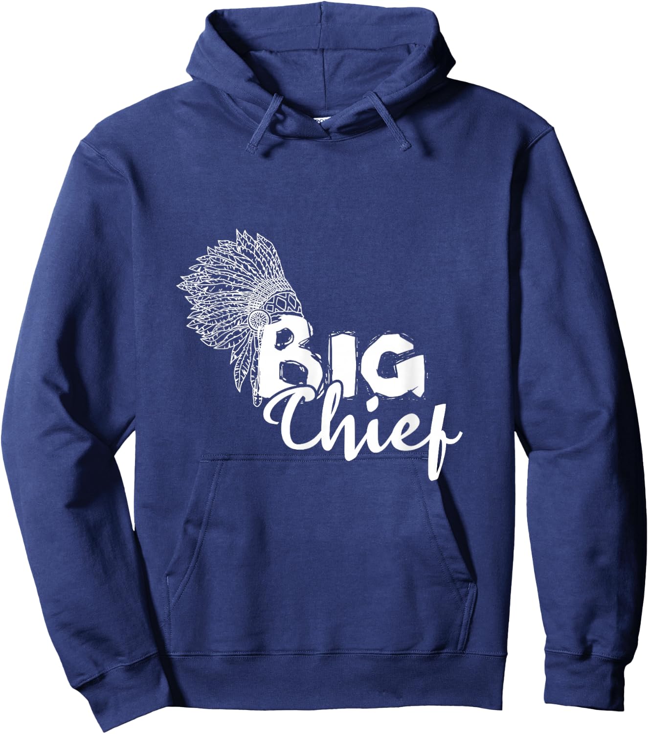 Indian Chief Motorcycle Headdress Hoodie - Hoodie | Navy