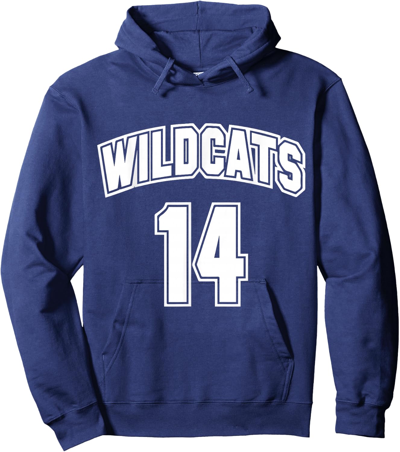 Wildcats 14 Jersey Hoodie - Hoodie | Navy