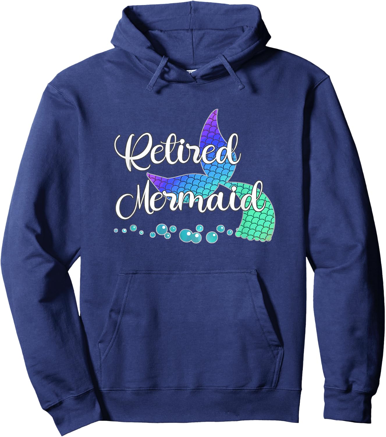 Retired Mermaid Hoodie - Hoodie | Navy