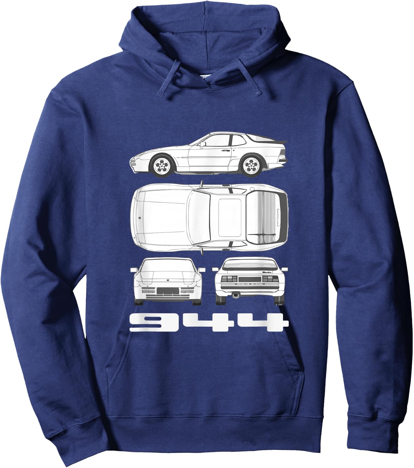 944 Graphic T Shirt Premium Hoodie - Hoodie | Navy