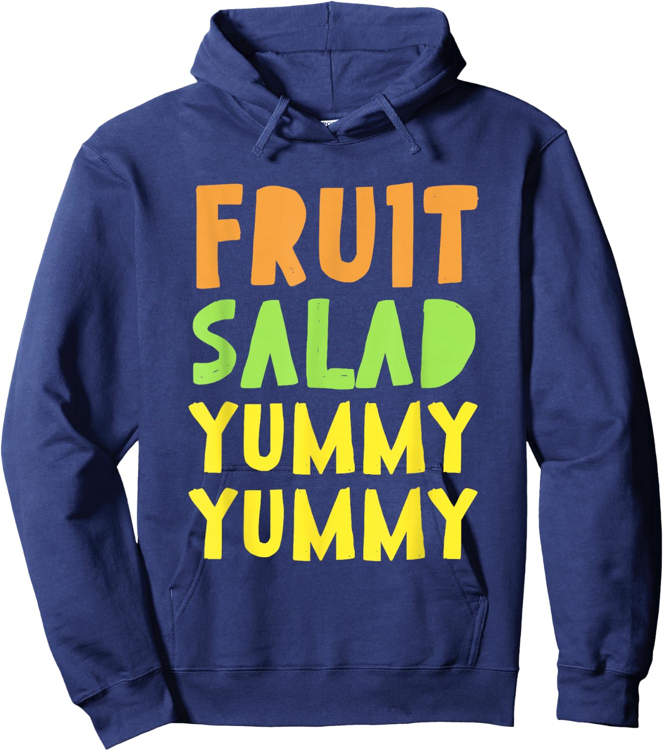 FRUIT SALAD YUMMY foodie Hoodie - Hoodie | Navy
