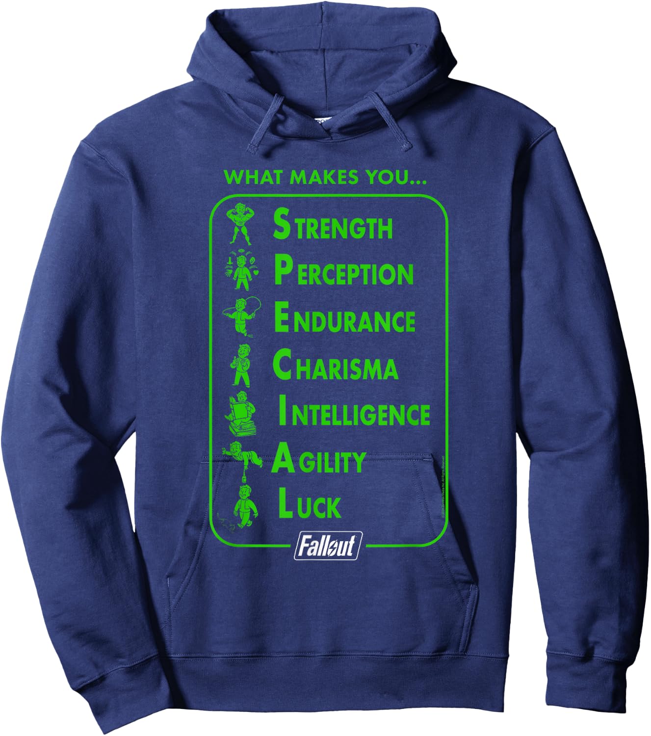 Fallout What Makes You SPECIAL Gaming Hoodie - Hoodie | Navy