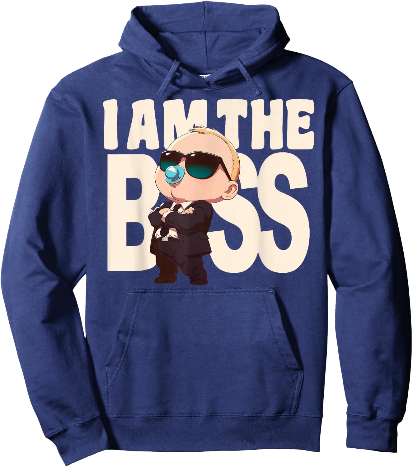 Baby Boss "I'm The Boss" Like A Boss Kids Hoodie - Hoodie | Navy