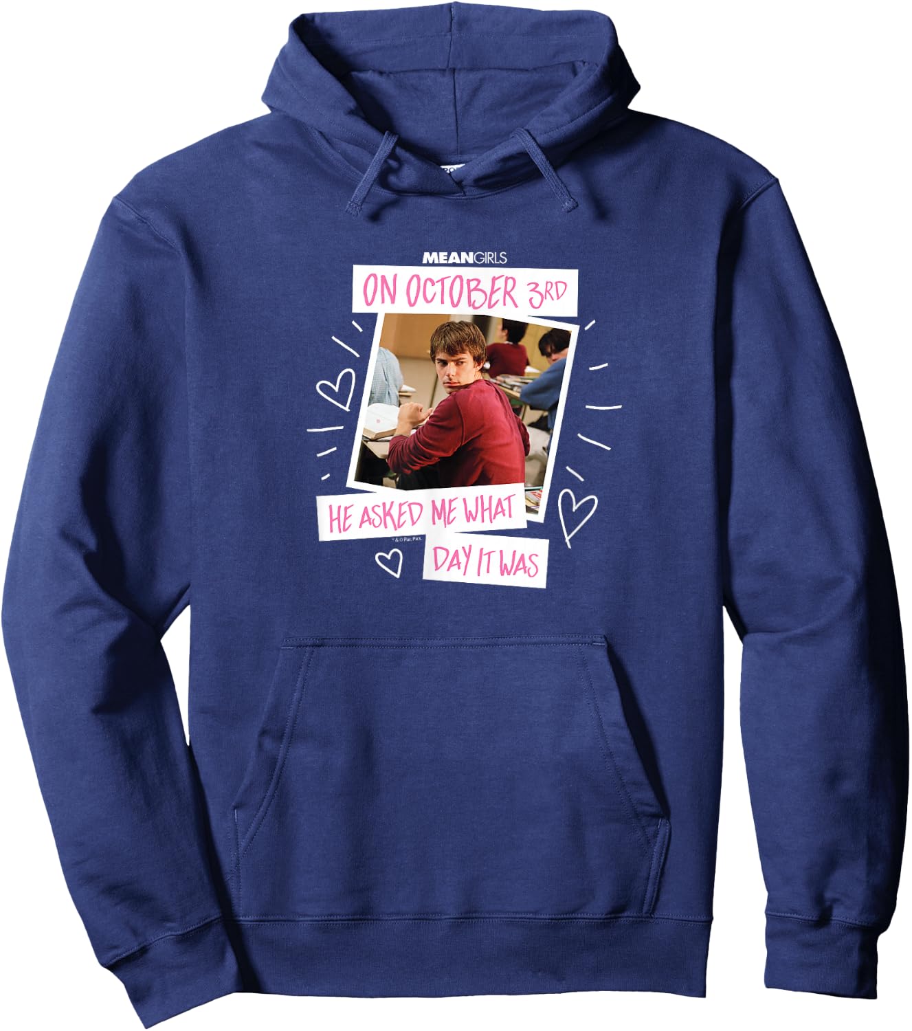 Mean Girls - October 3rd Aaron Samuels Hoodie - Hoodie | Navy