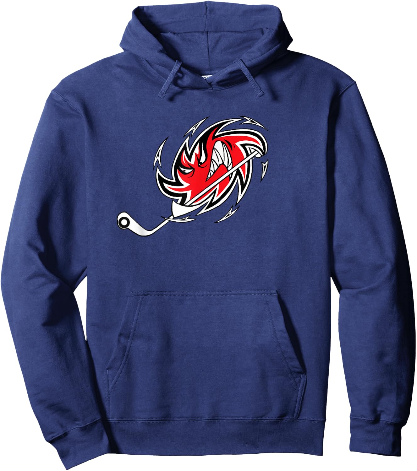 Monster Hurricane Storm Hockey Logo Hoodie - Hoodie | Navy