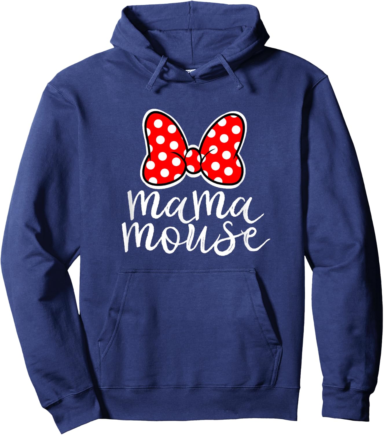 Mama Mouse Family Vacation Mom Funny Mama Mouse Hoodie - Hoodie | Navy