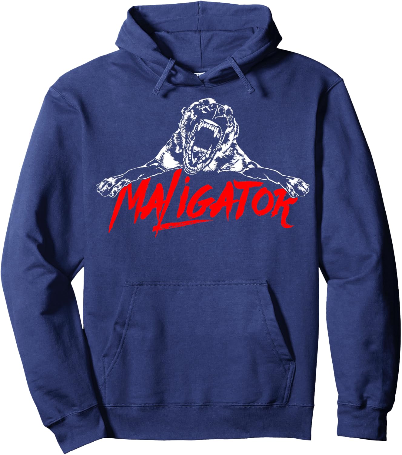 Maligator Belgian Malinois Hund Fun Shirt Gift Hoodie - Hoodie | Navy