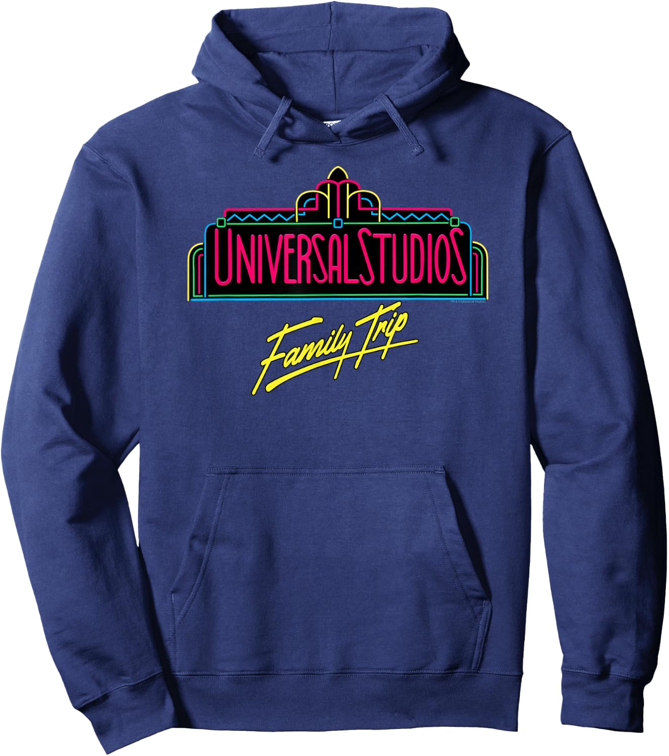 Universal Studios Marquee Family Trip Hoodie - Hoodie | Navy