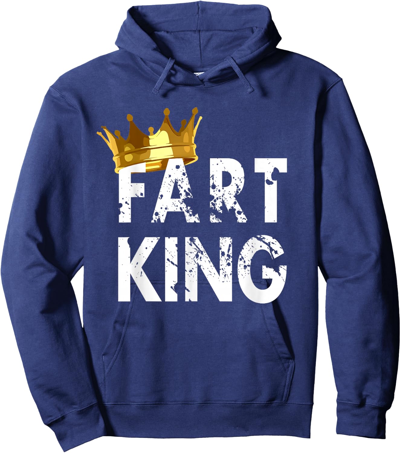 Fart King Flatulence Crown Furts Hoodie - Hoodie | Navy