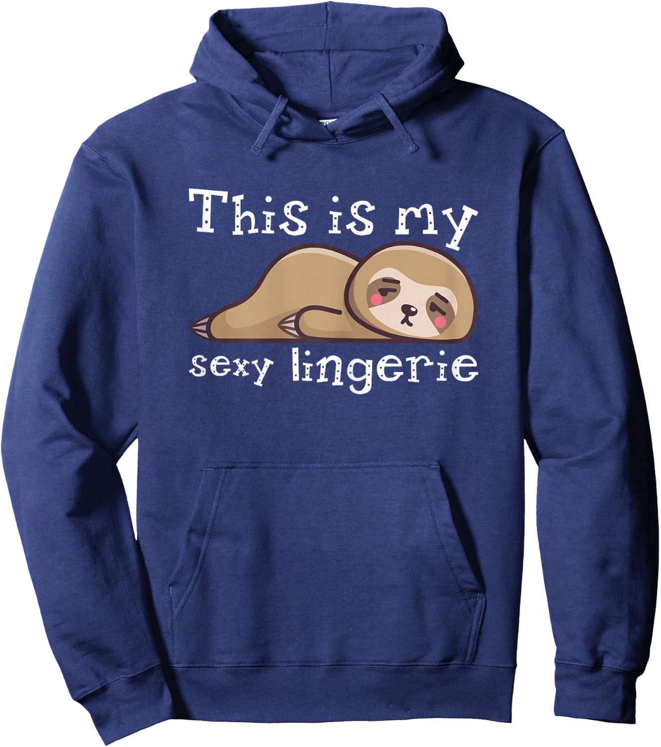 This is My Sexy Lingerie Night Costume for Wife Hoodie - Hoodie | Navy