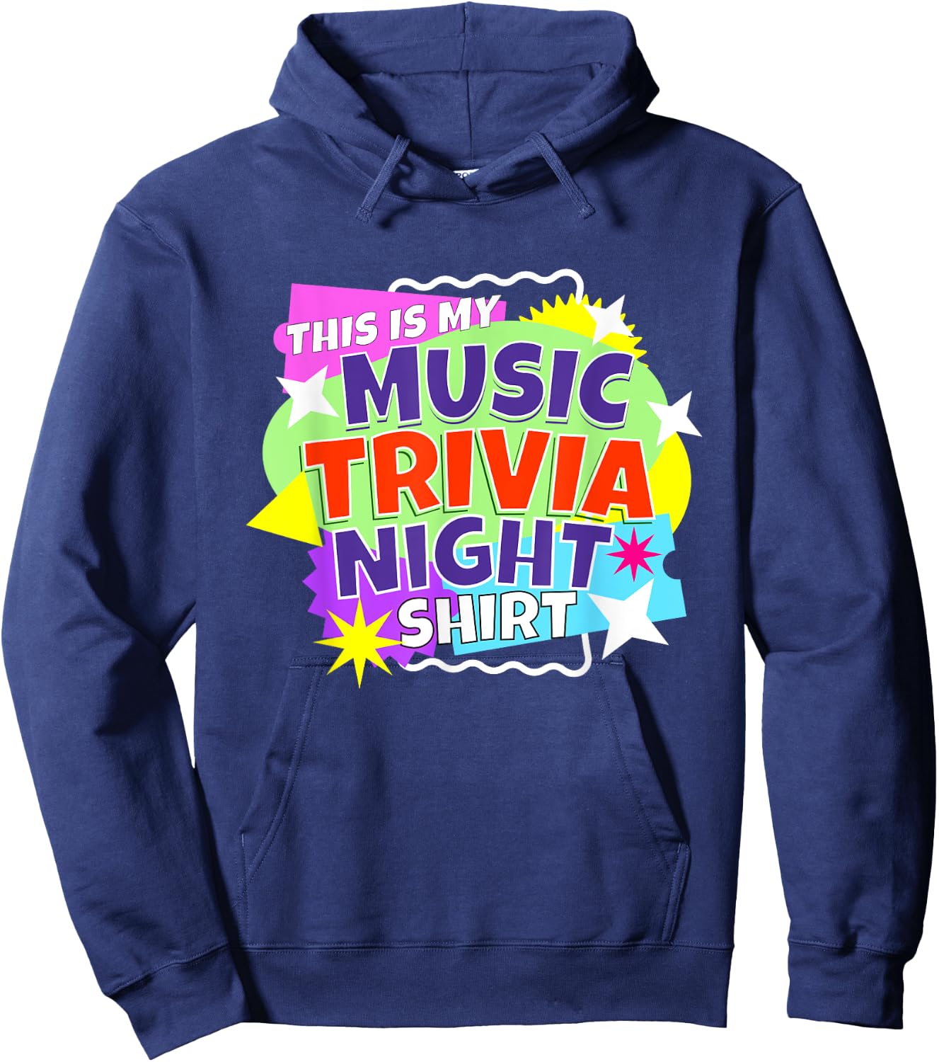 This Is My Music Trivia Night Shirt Hoodie - Hoodie | Navy
