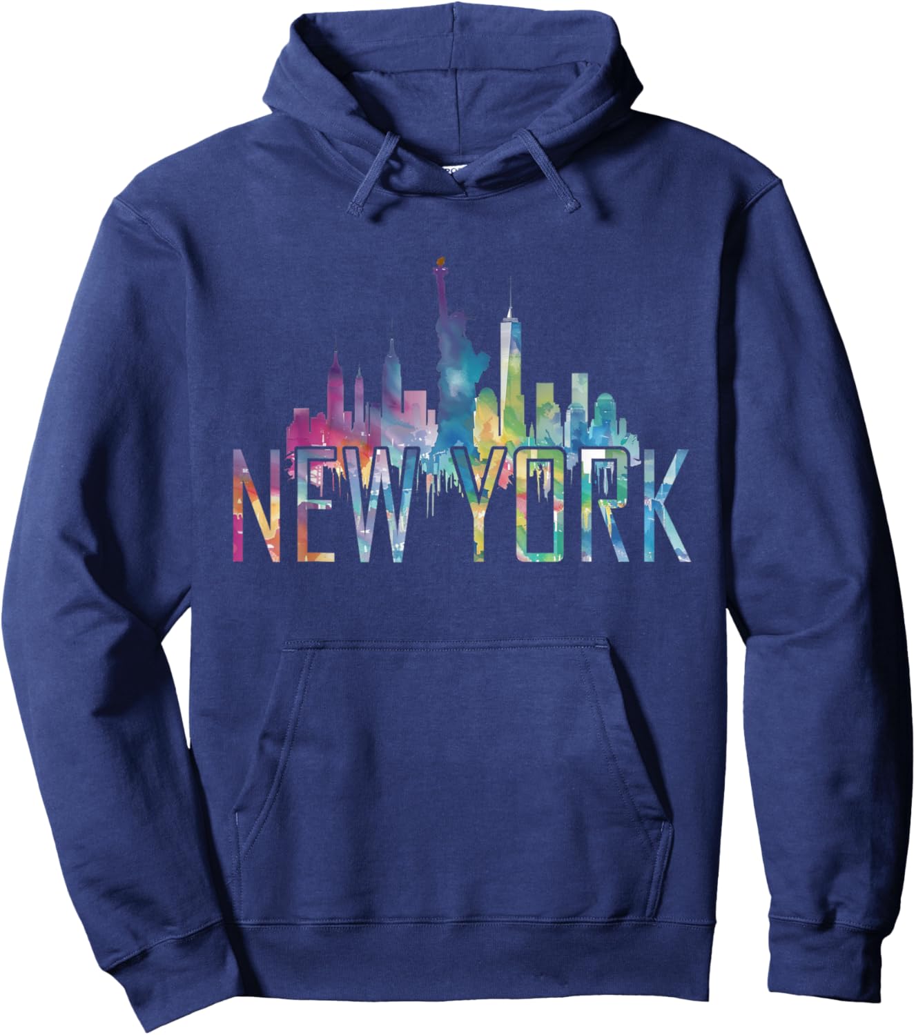 New York City New York NY | Skyline Hoodie - Hoodie | Navy