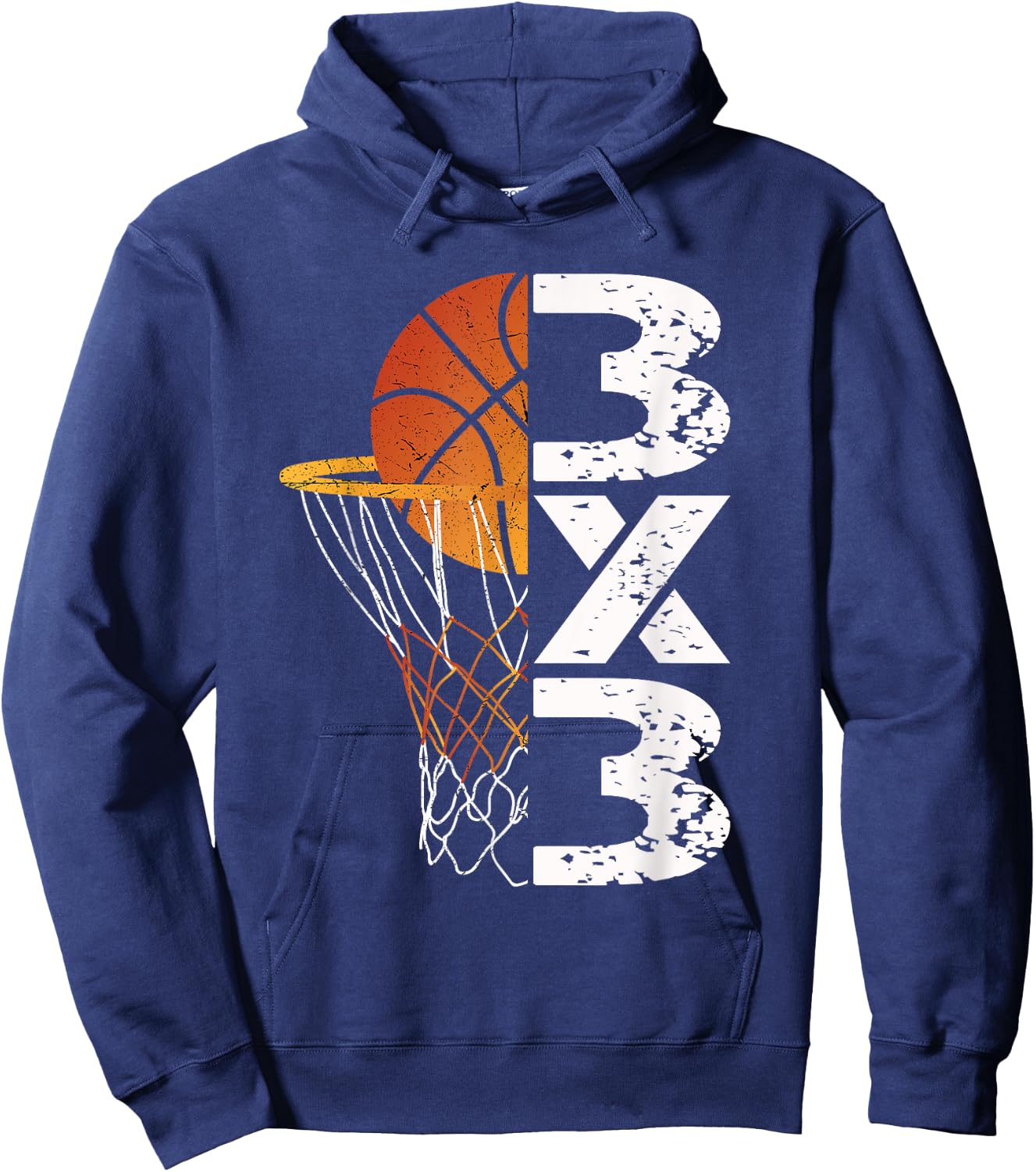 3X3 Basketball Hoodie - Hoodie | Navy