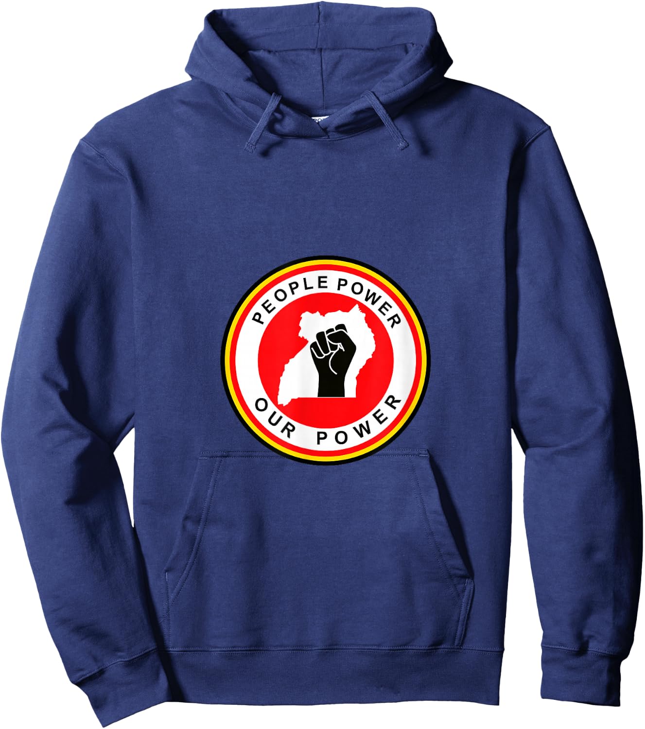 Bobi Wine People Power Our Power Hoodie - Hoodie | Navy