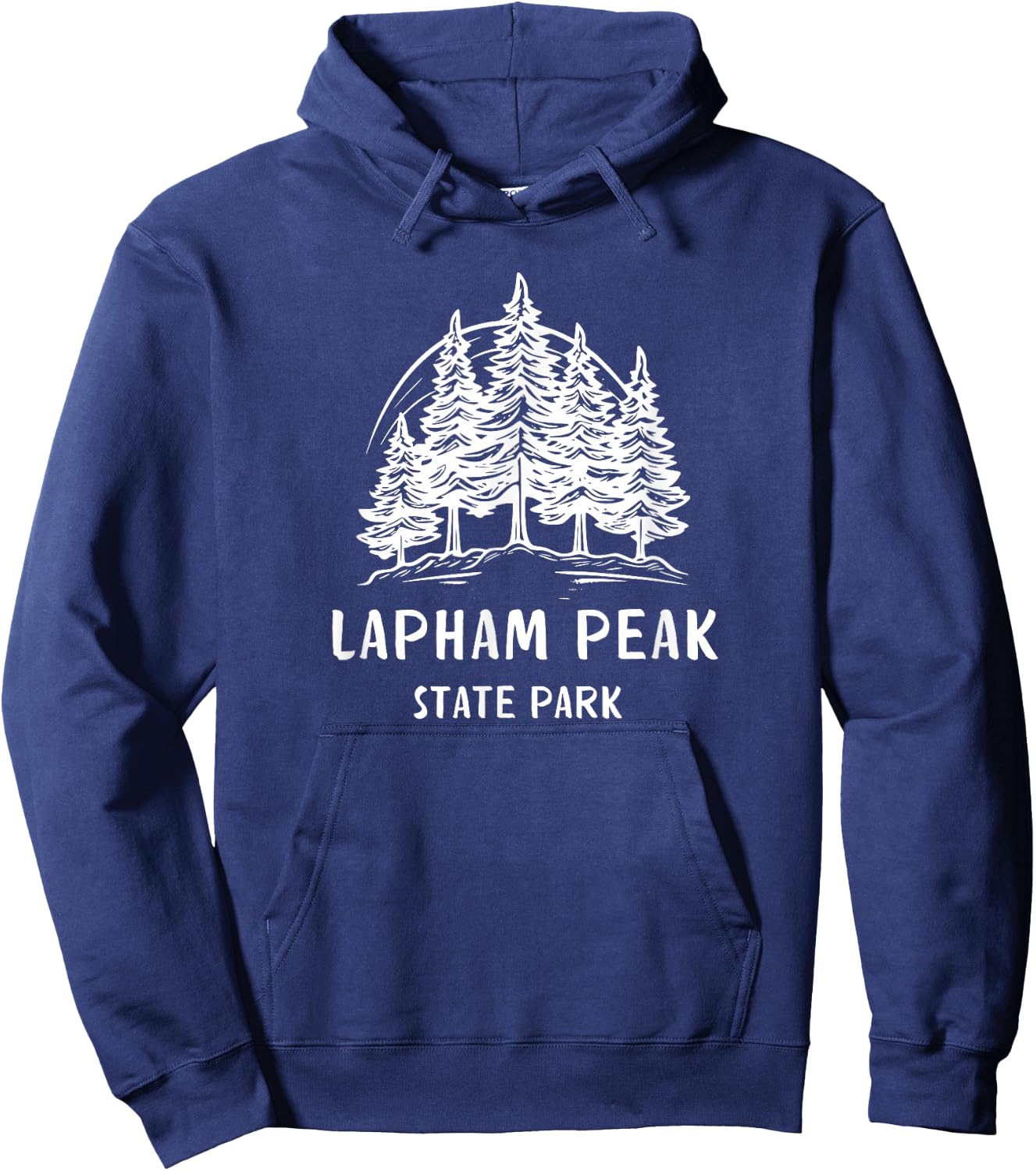 Lapham Peak Park Wisconsin Hoodie - Hoodie | Navy