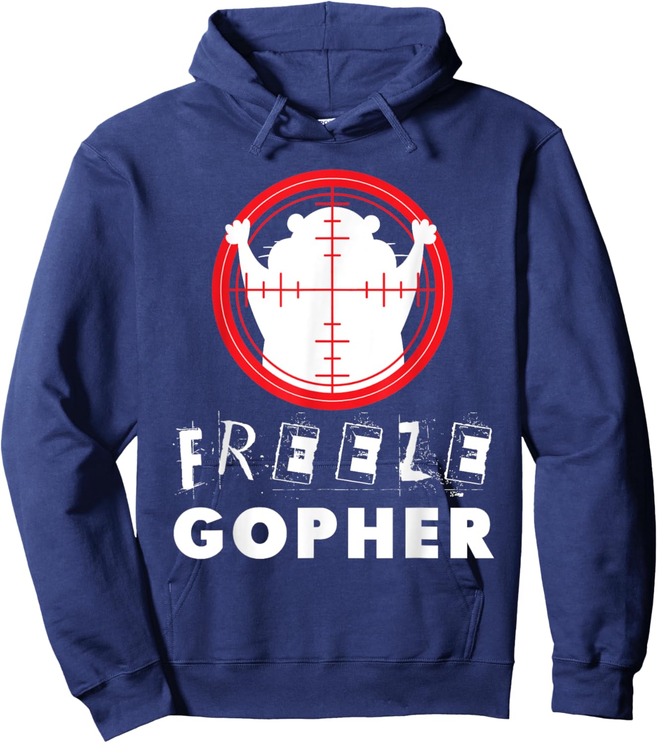 Freeze Gopher T Shirt Hunter Gopher Hoodie - Hoodie | Navy
