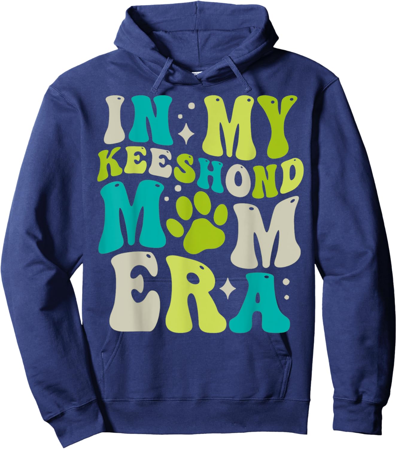 In My Keeshond Mom Era for Dog Mom Hoodie - Hoodie | Navy