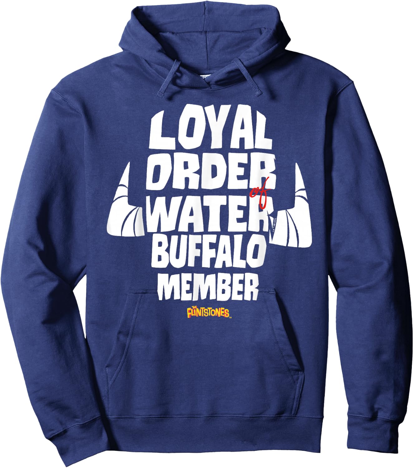 The Flintstones Loyal Order of Water Buffalo Hoodie - Hoodie | Navy