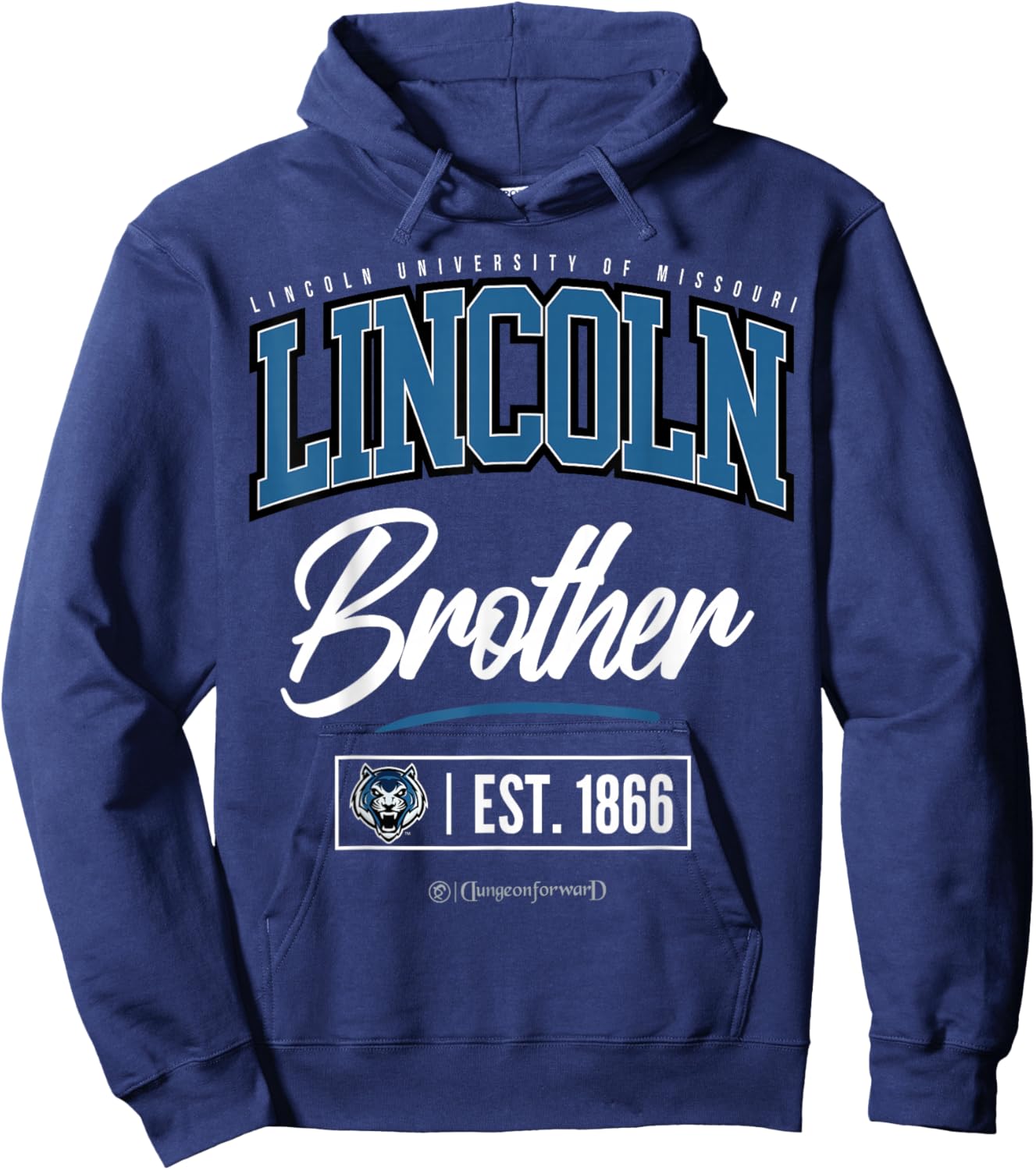 Lincoln University (MO) - LU-MO HBCU Brother Hoodie - Hoodie | Navy