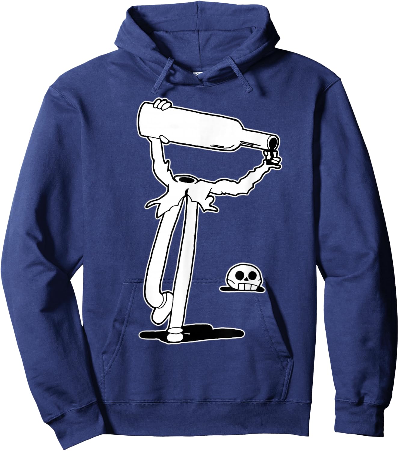 Koko the Clown Ghost Drinking Hoodie - Hoodie | Navy
