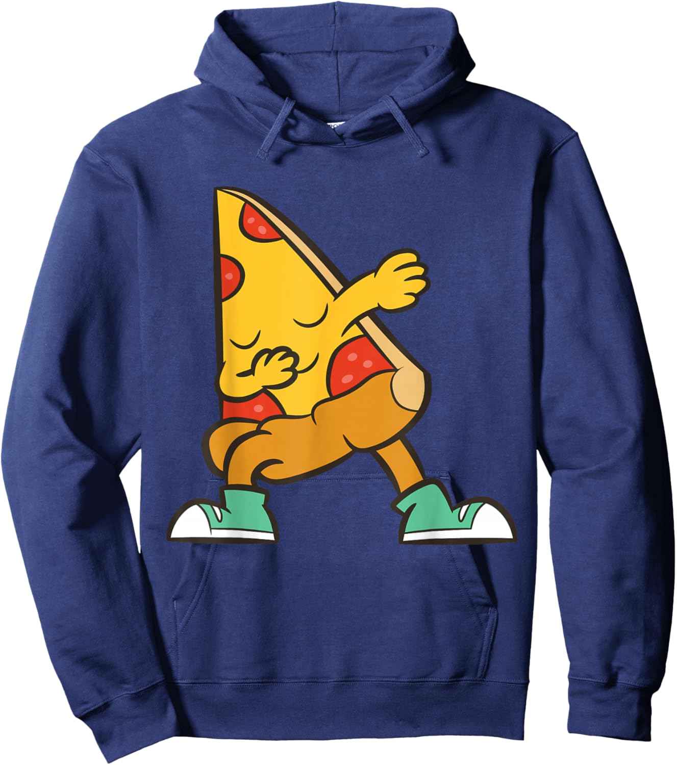 Dabbing Pizza Slice Cute Dabbing Pizza Hoodie - Hoodie | Navy