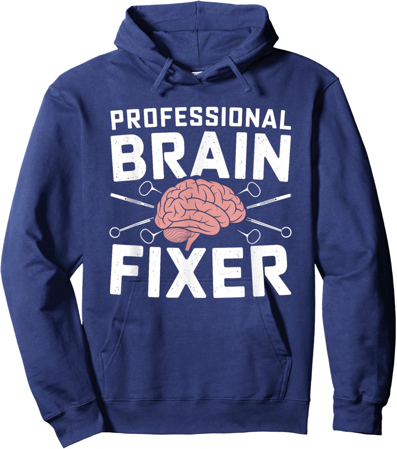Brain - Neurosurgery Operation Brain Surgeon Hoodie - Hoodie | Navy