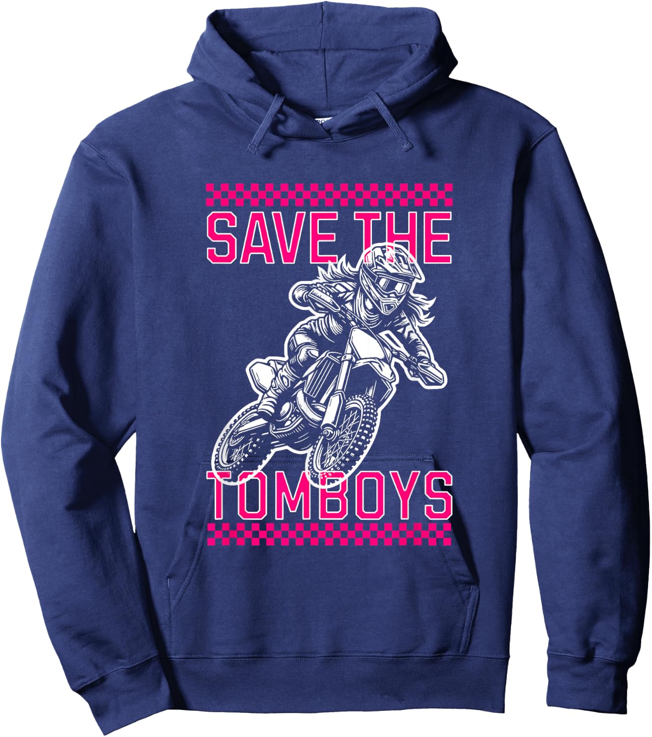 Save The Tomboys Hoodie - Hoodie | Navy