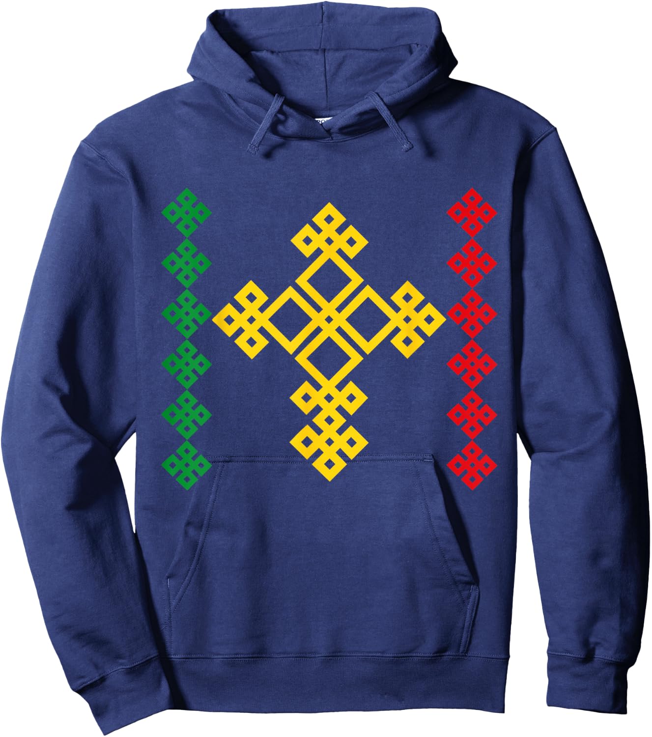 Ethiopian Cross Ethiopia Hoodie - Hoodie | Navy