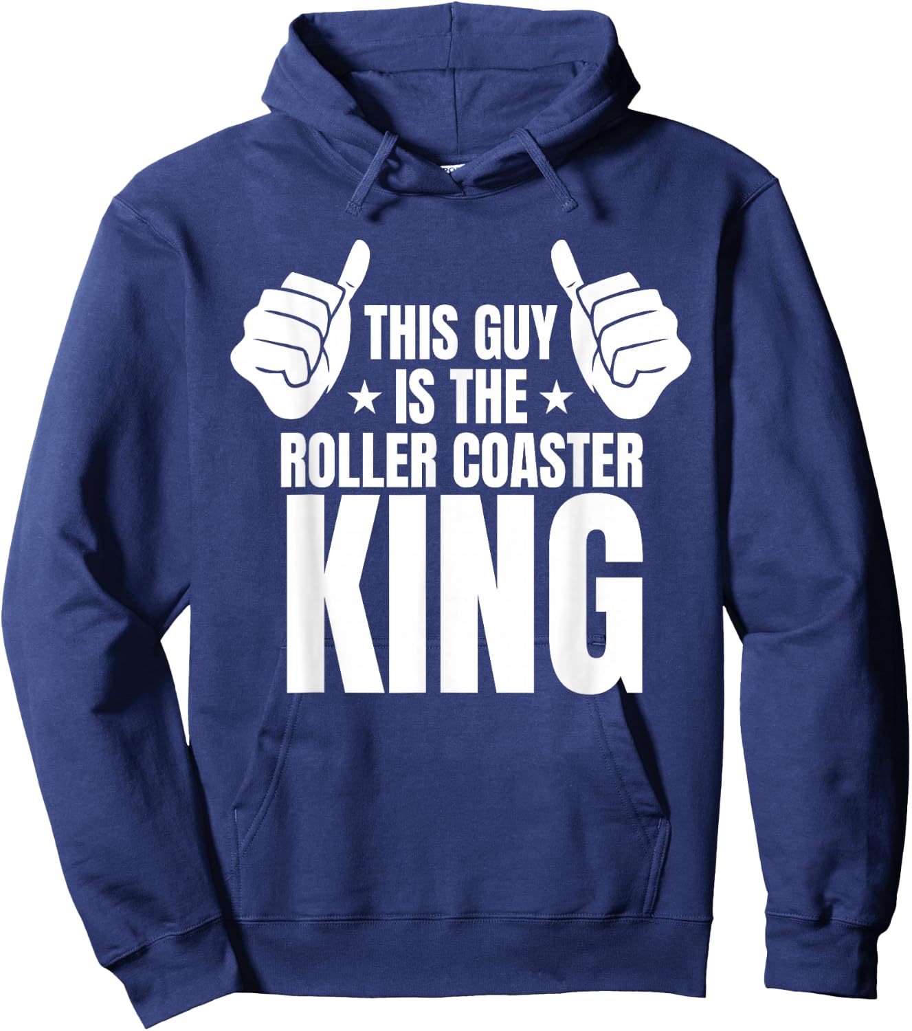 This Guy Is The Roller Coaster King Hoodie - Hoodie | Navy