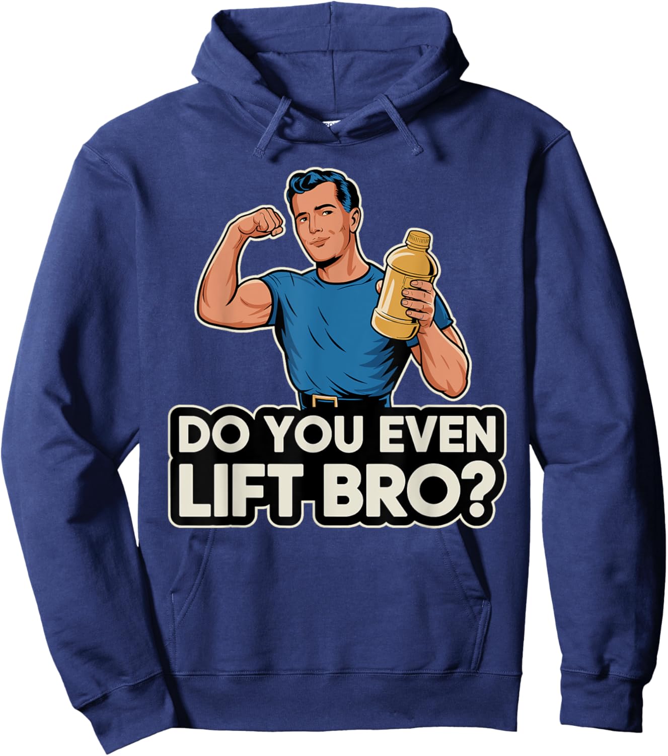 Do You Even Lift Bro Hoodie - Hoodie | Navy