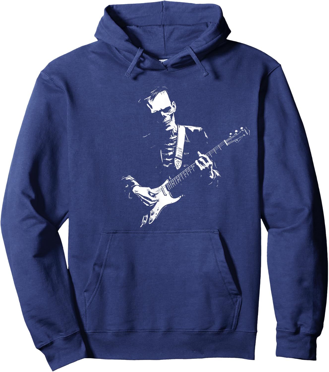 Frankenstein Guitar Player Hoodie - Hoodie | Navy