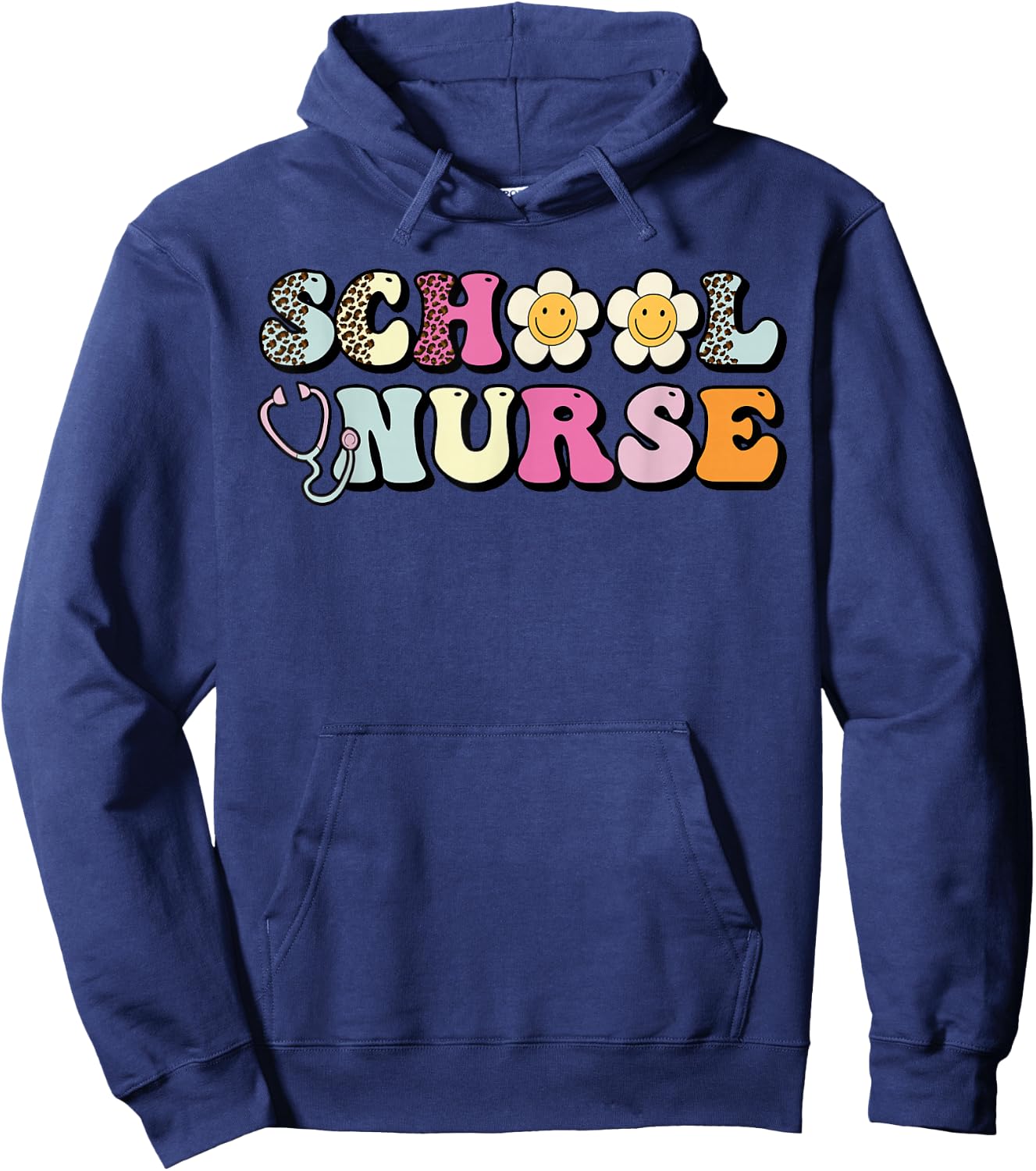 School Nurse Shirt , Nurse Appreciation Hoodie - Hoodie | Navy