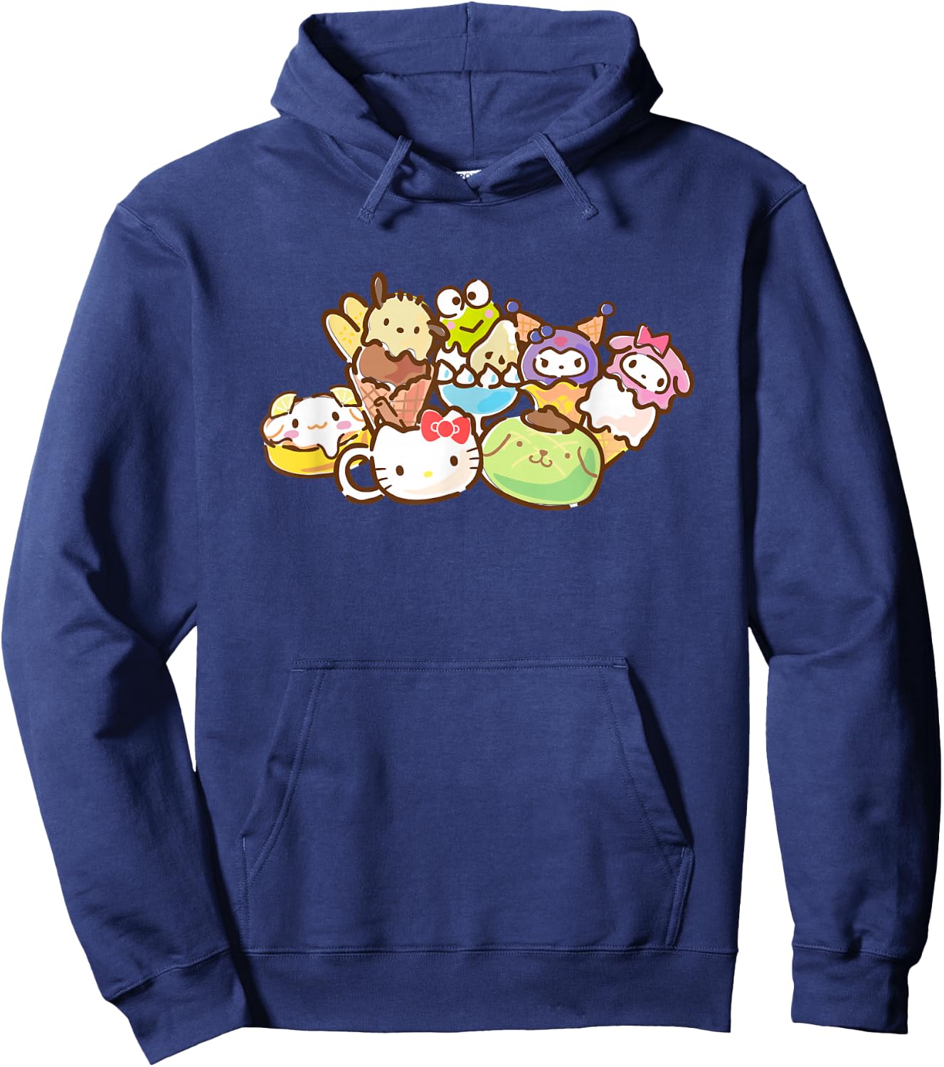 Hello Kitty and Friends Snacks Hoodie - Hoodie | Navy
