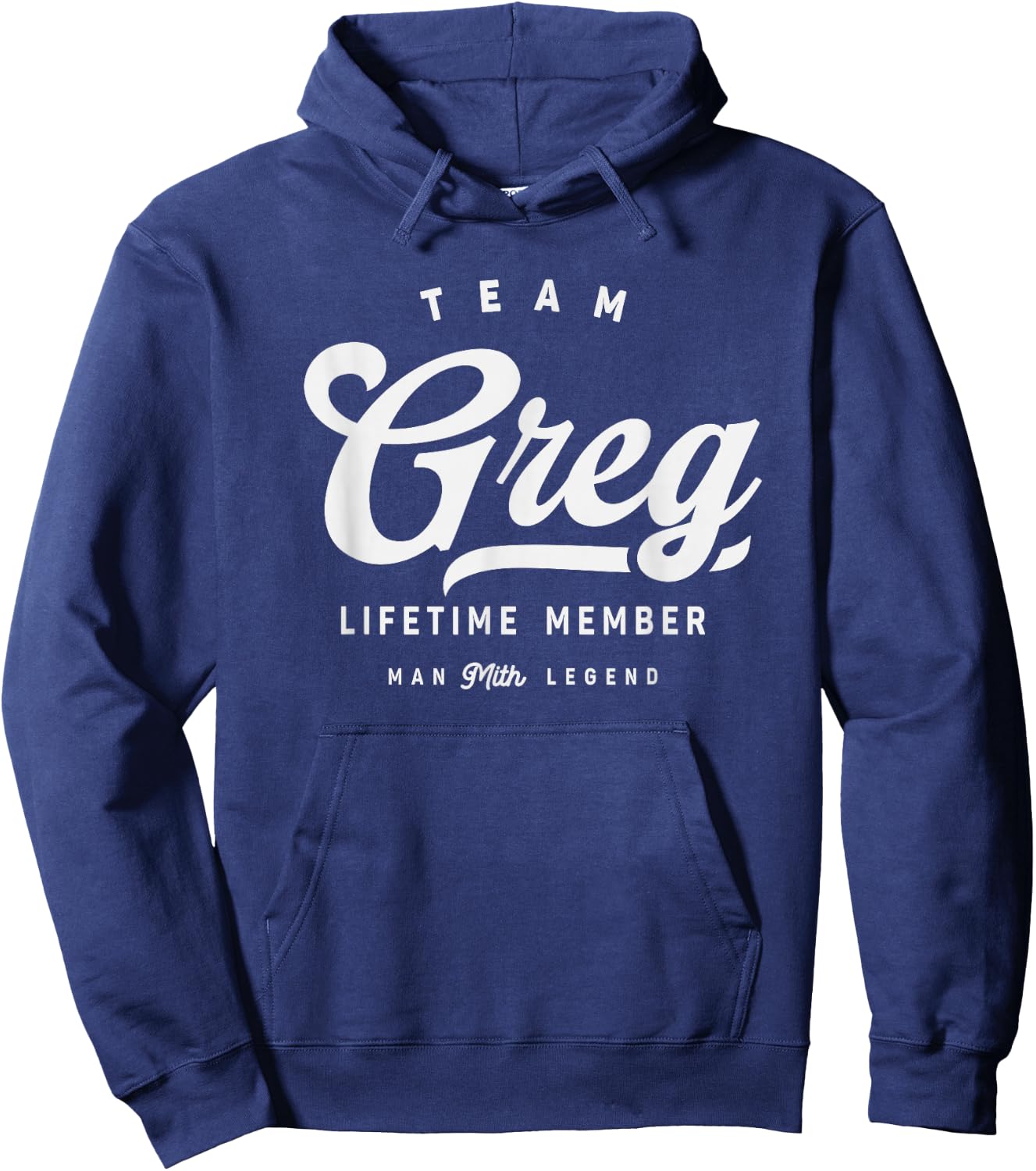 Team Greg Lifetime Member Funny Name Greg Hoodie - Hoodie | Navy