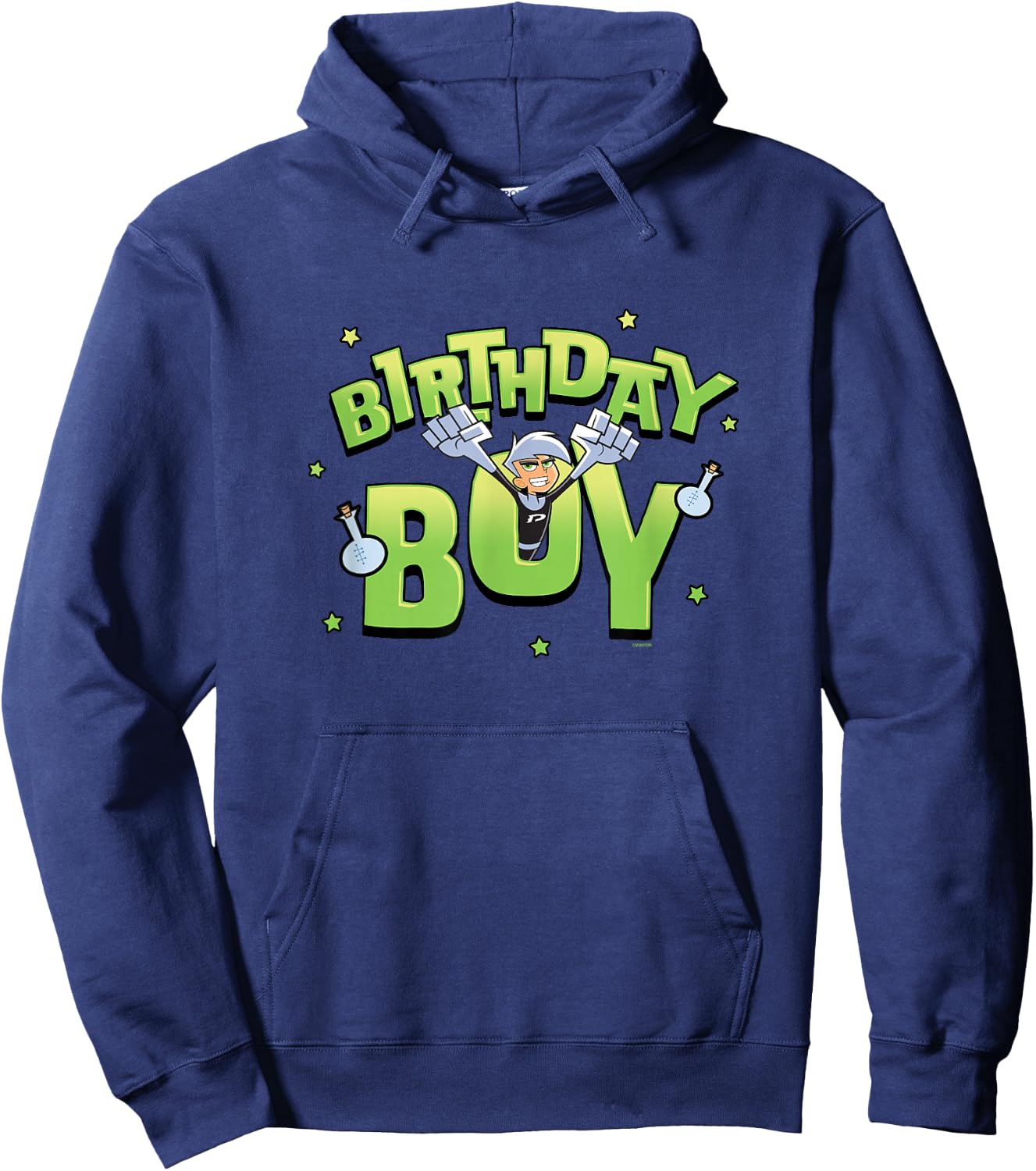 Danny Phantom Birthday Boy Ghostly Logo Hoodie - Hoodie | Navy