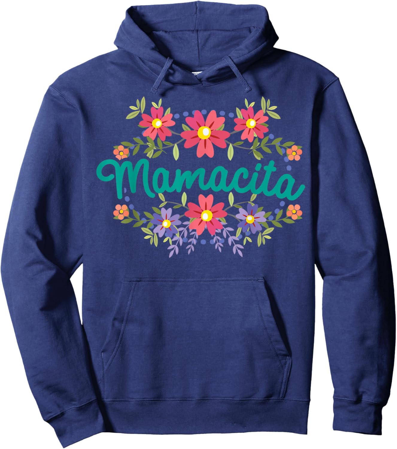 Mamacita Shirts for Latina Women Hoodie - Hoodie | Navy