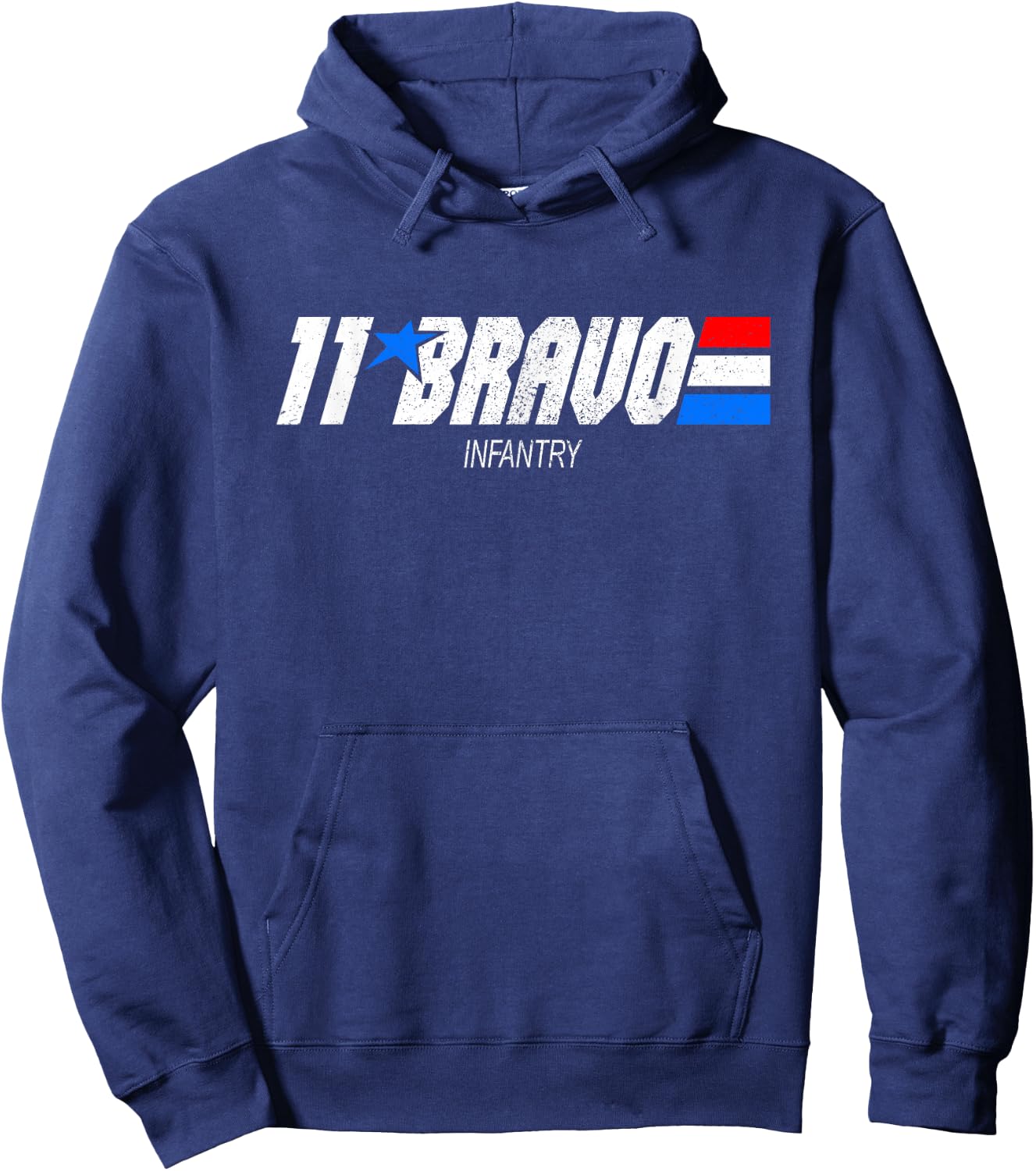 11-Bravo Infantry Vintage MOS Hoodie - Hoodie | Navy