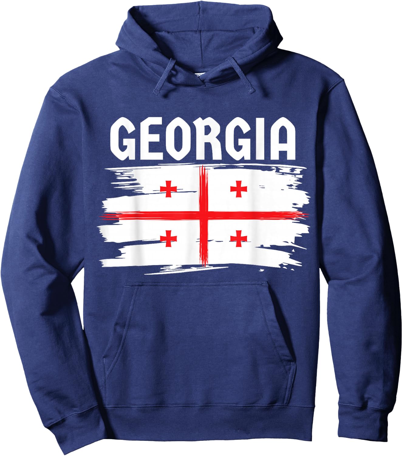 Georgia Country Flag, Georgian Hoodie - Hoodie | Navy