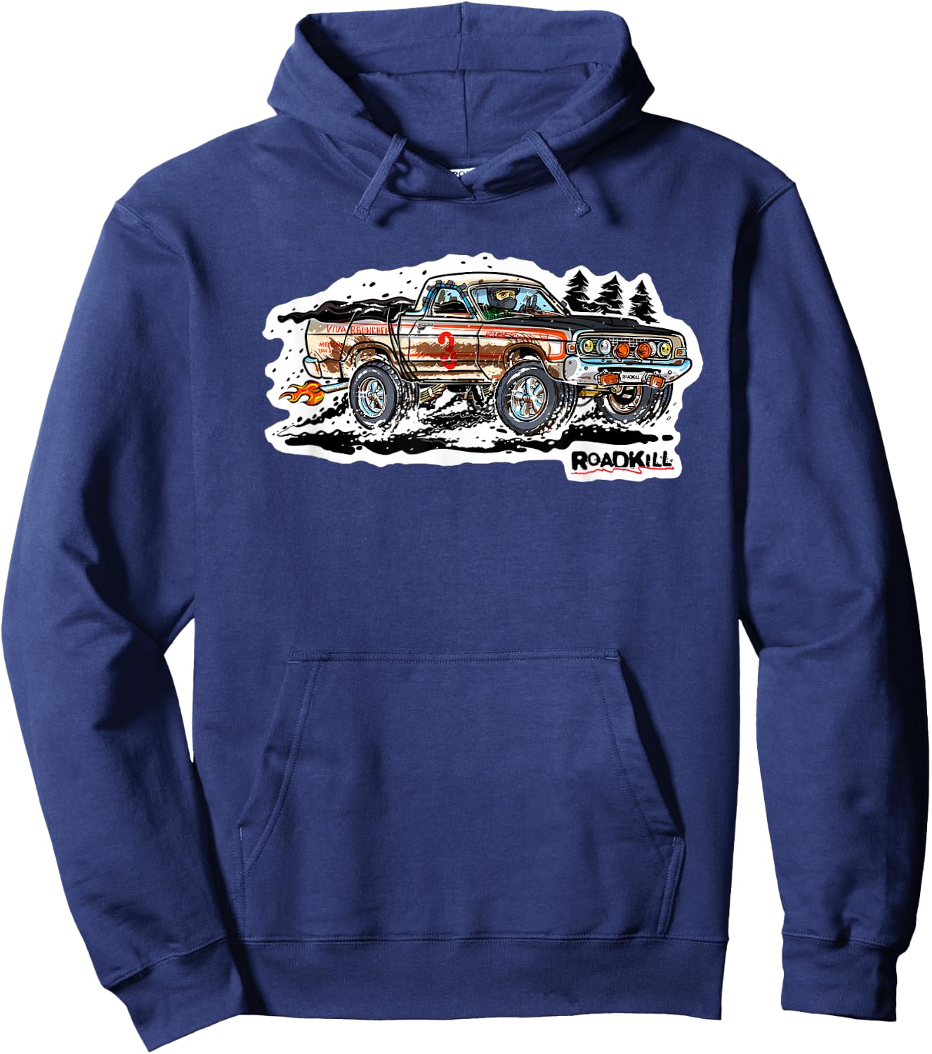 Motortrend Roadkill Raunchero , Small, Black Hoodie - Hoodie | Navy