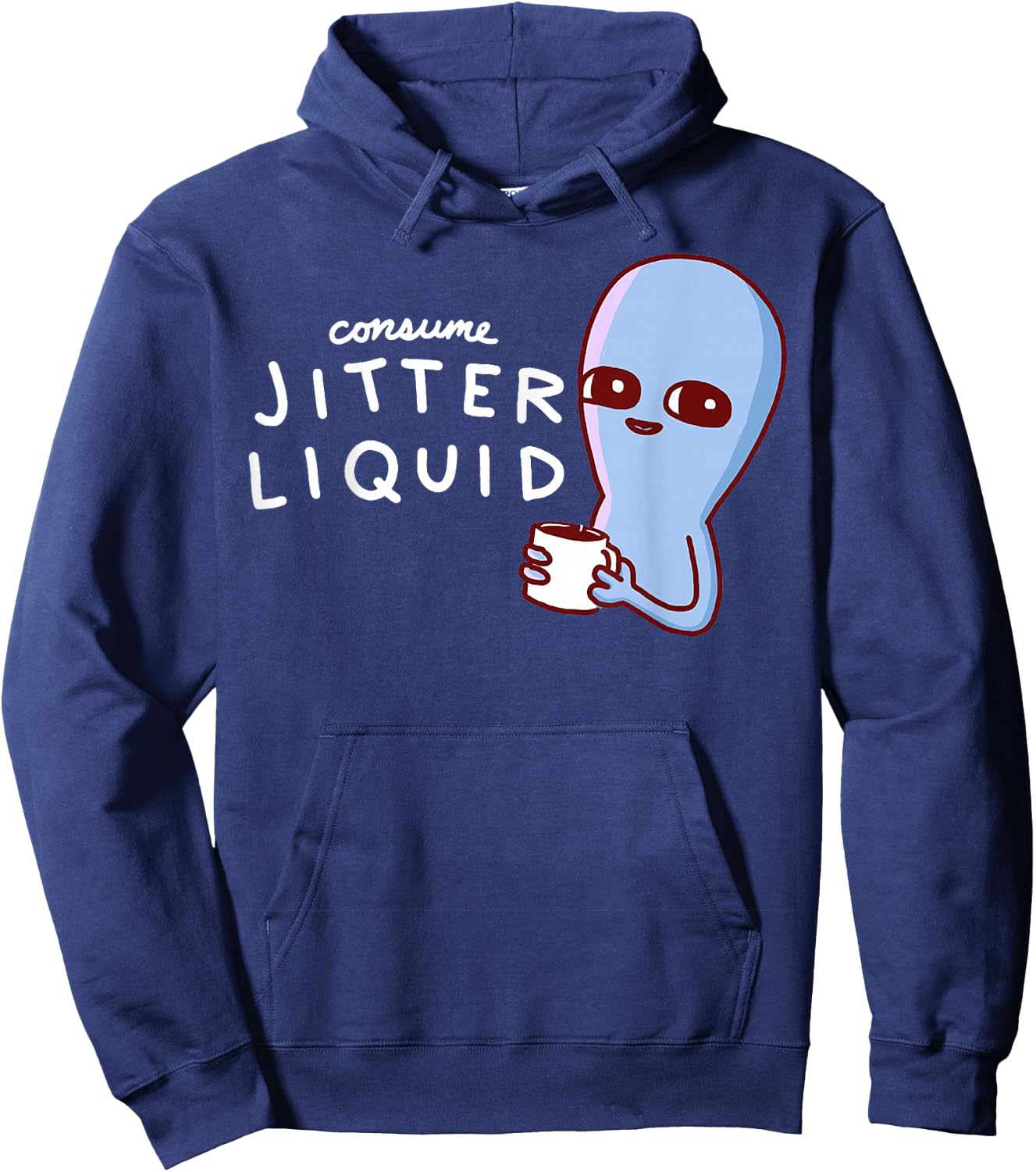 Consume Jitter Liquid Allien Hoodie - Hoodie | Navy