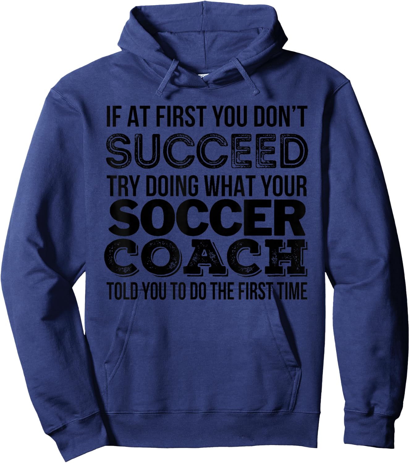 Soccer Coach Shirt Funny Gift Hoodie - Hoodie | Navy