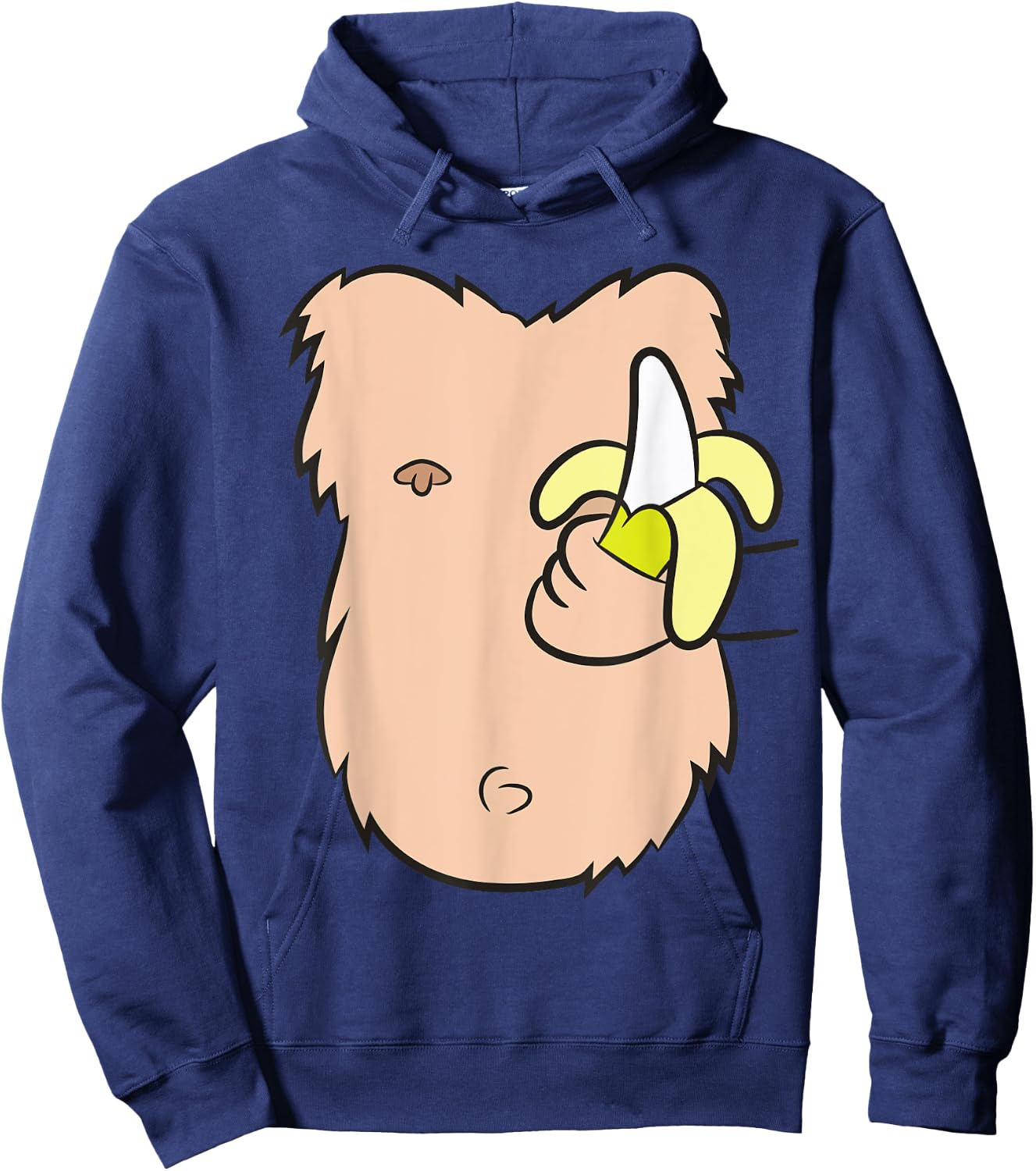 Funny Monkey Costume Gorilla Costume Monkey Hoodie - Hoodie | Navy