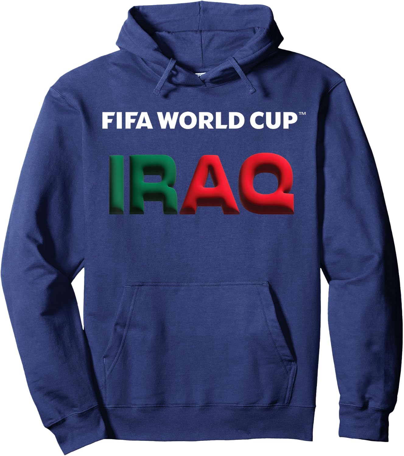 FIFA World CUP26 Iraq Bubble Color Hoodie - Hoodie | Navy