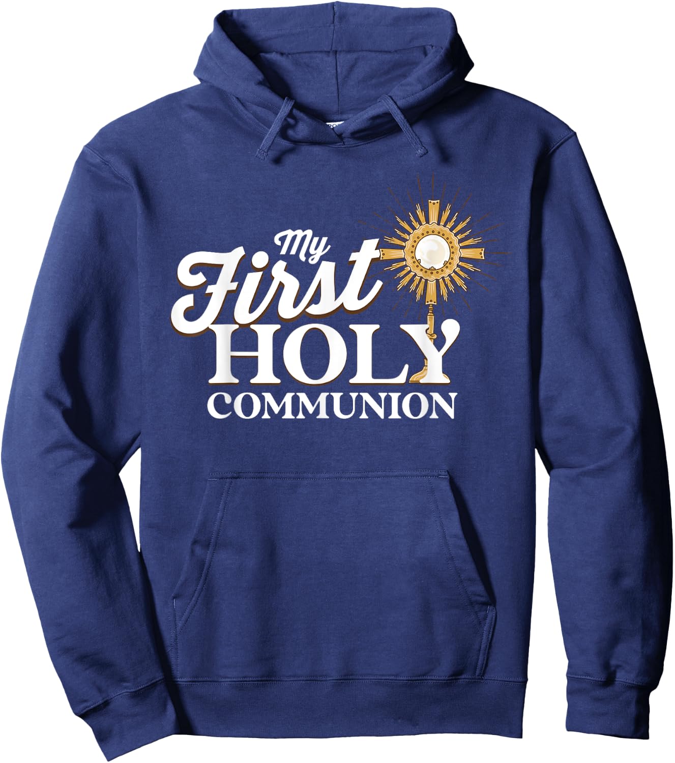 My First Holy Communion - Christian Catholic Hoodie - Hoodie | Navy