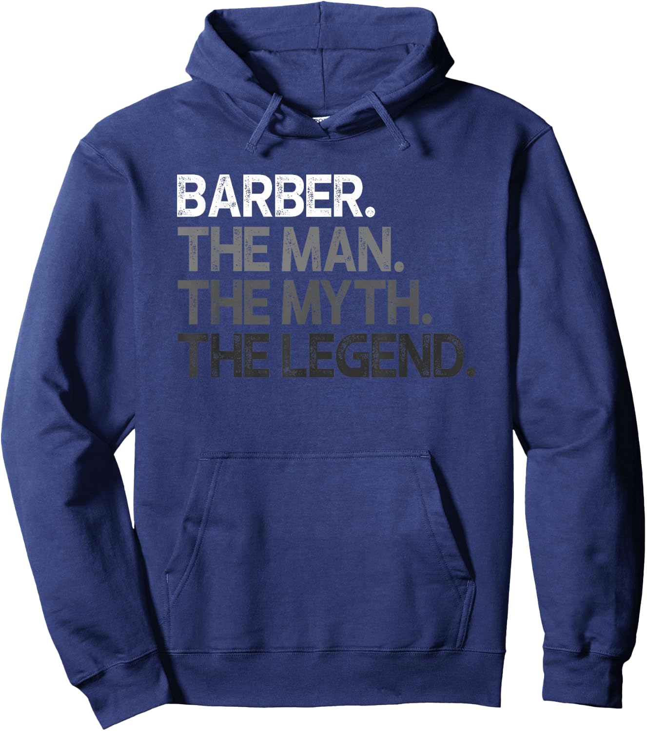 Barber Gift Man Myth The Legend Hoodie - Hoodie | Navy