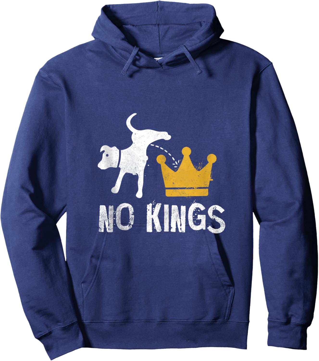 No Kings Dog Hoodie - Hoodie | Navy