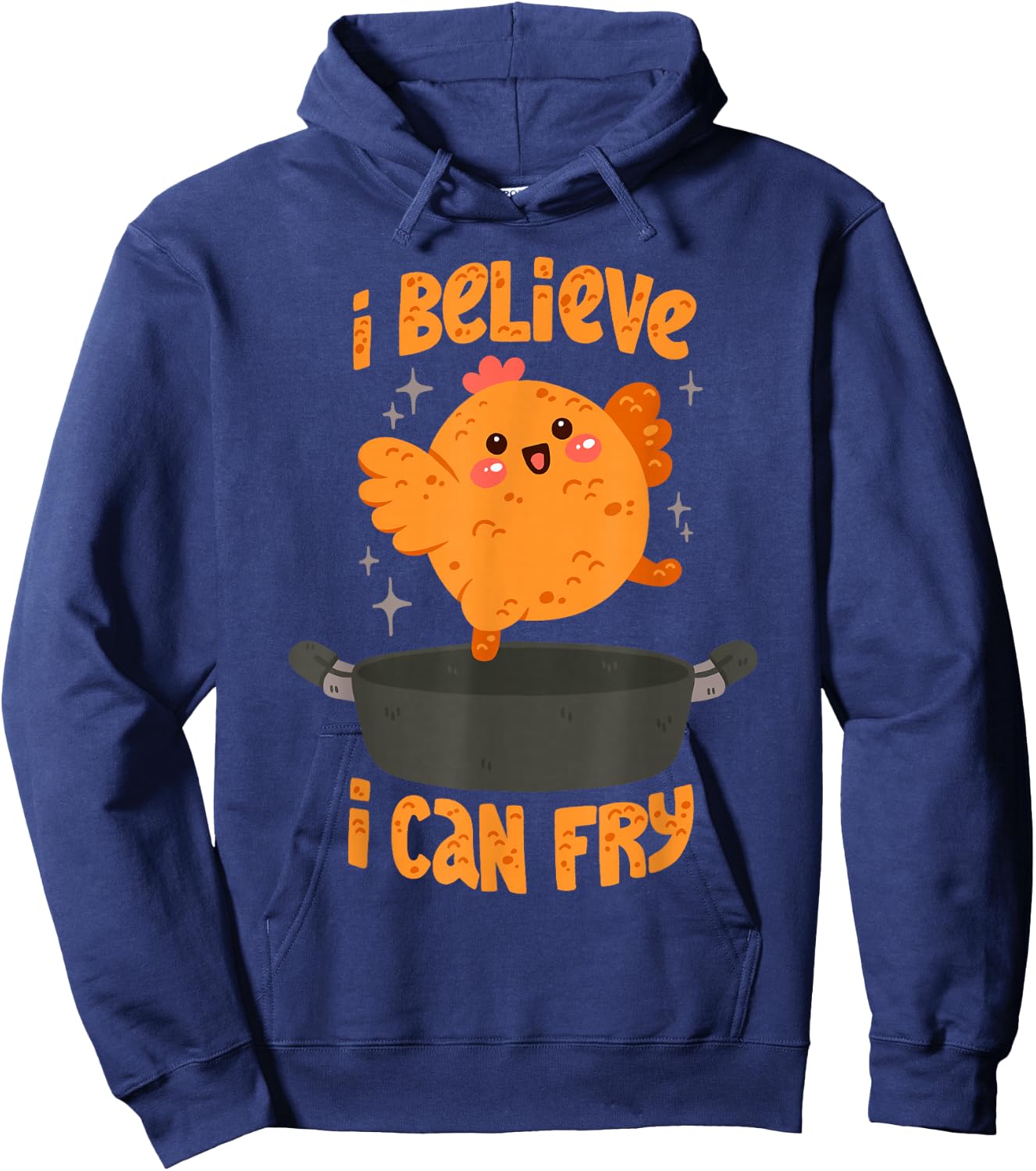 Fried Chicken Pun Hoodie - Hoodie | Navy