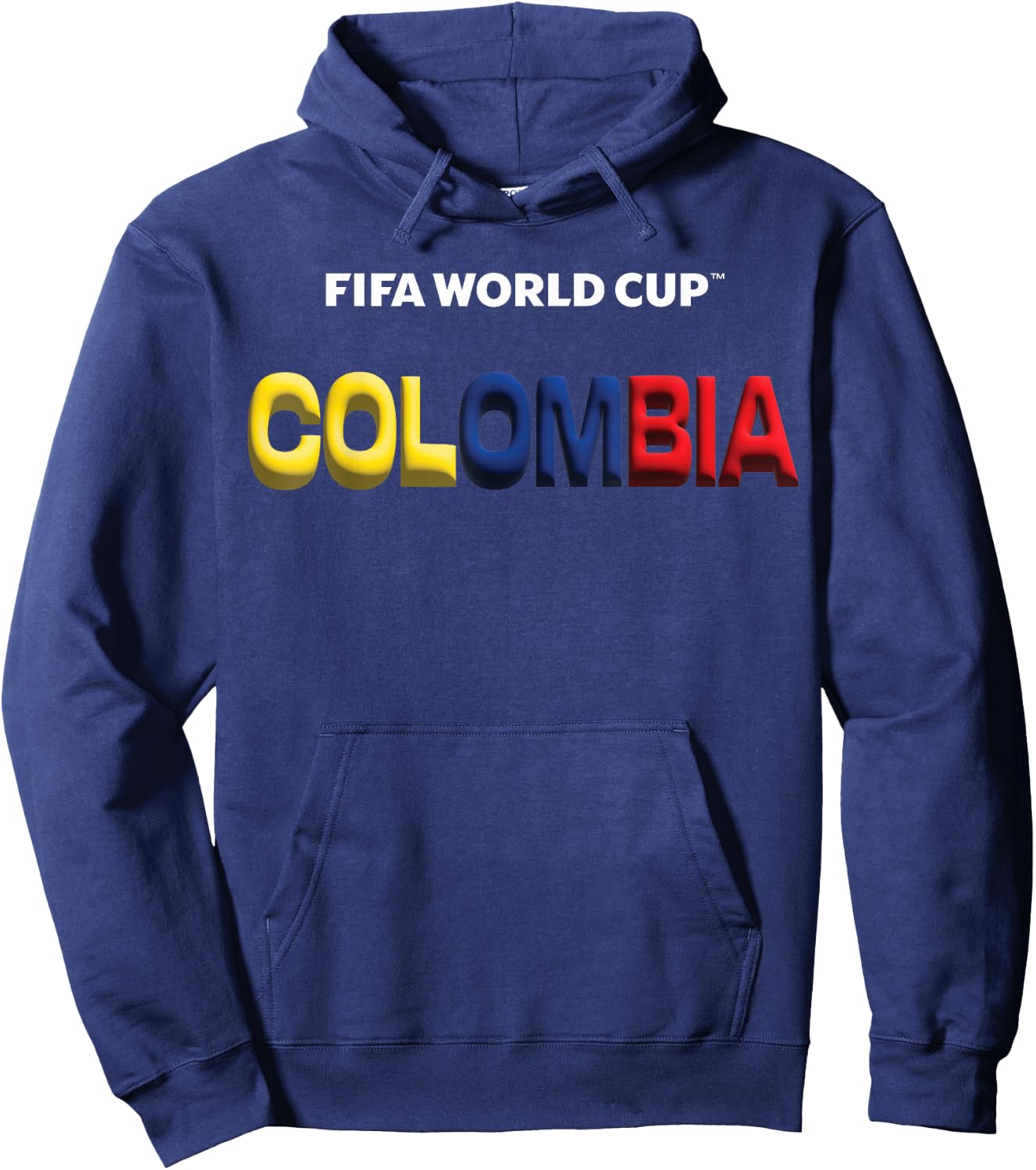 FIFA World CUP26 Colombia Bubble Color Hoodie - Hoodie | Navy