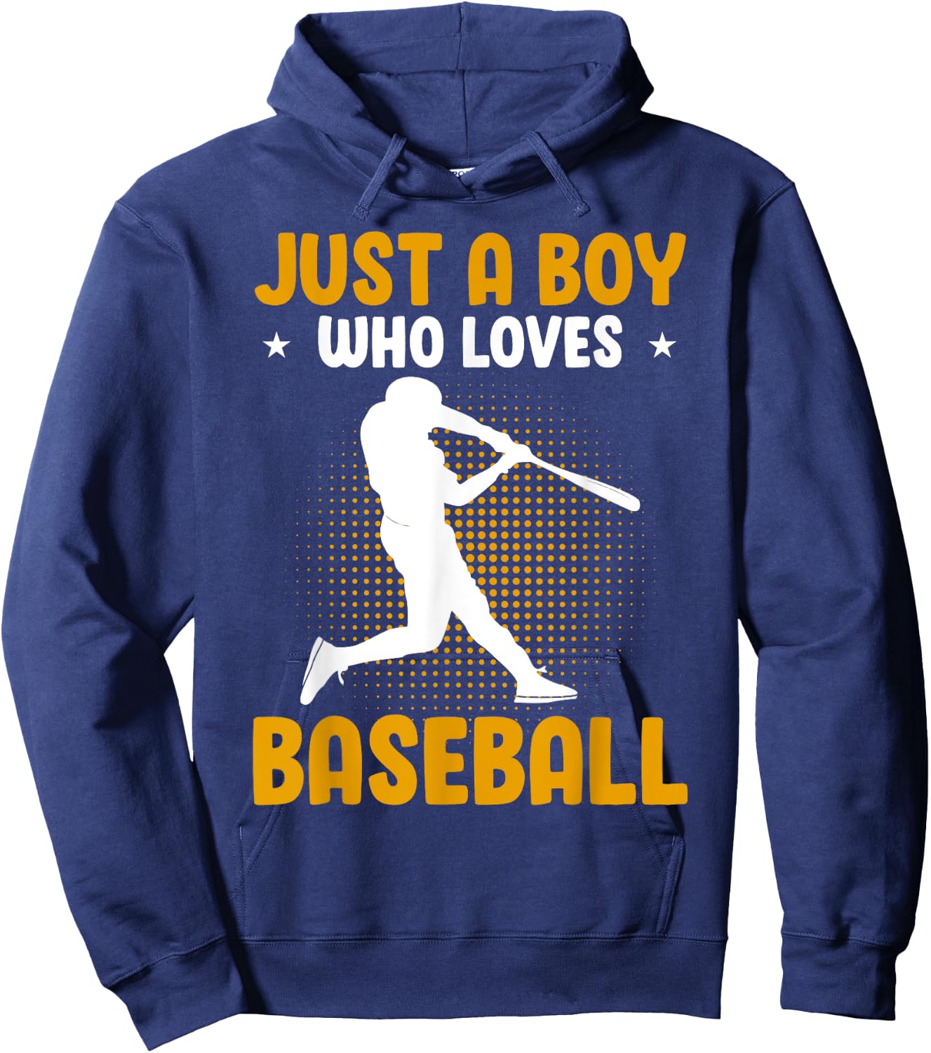 Just A Boy Who Loves Baseball Hoodie - Hoodie | Navy